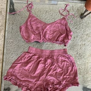 Dusty Rose Shorts & Top Set